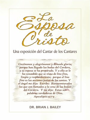 cover image of La Esposa de Cristo
